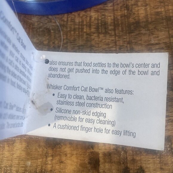 Ruffin' It 19010 Whisker Comfort Feeding Cat Bowl, Stainless Steel - Picture 6 of 8